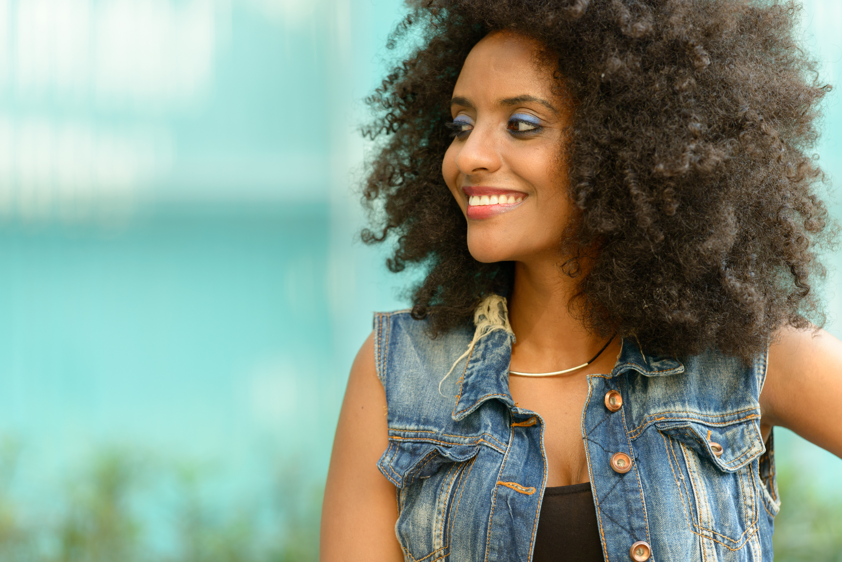 African,Woman,Smiling